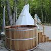 New Earth Estate Cedar Hot Tub