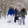 Snow shoeing around New Earth Estate