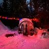 New Earth Estate Sauna in the winter
